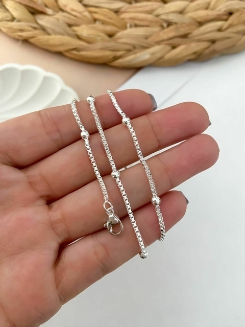 Cadena Veneciana Con Bolitas 40Cm CAB49