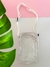 Bandolera Chic Transparente - Blanco x3- No acumula descuento