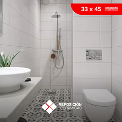 Cerámica 33x45 Blanco Satinado