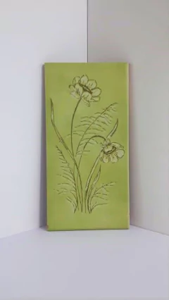 Cerámica Esfumado Verde Flor