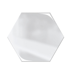 Cerámica Blanca Brillante Hexagonal 20x23 1ra Calidad - Azulejo | Cerámico | Piso - Pared - comprar online