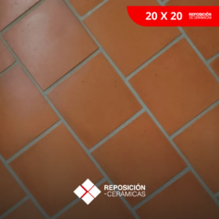 Ceramica 20x20 Roja Piso Terraza