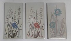 Cerámica Perlado Decorado Flor Bordo 10 x 20 - Reposición de Cerámica ® Cerámicas y Azulejo de Reposición. Cerámicos Antiguos - Mosaicos Discontinuos, Azulejos Reposición y Cerámicas. Una empresa de TuAzulejo.com TuAzulejo ® 