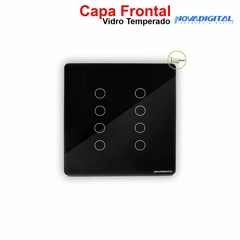 Capa Espelho Frontal Interruptor 4x4 de 8 Botões Novadigital Modelo 2023 - loja online