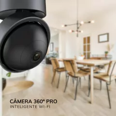 Câmera Inteligente Wi-Fi 360º PRO Novadigital Alexa Google Tuya - Will Store 
