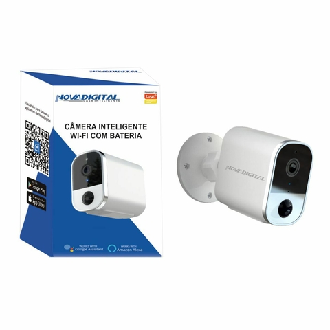 Câmera Inteligente WiFi com Bateria CS-BTW Novadigital Tuya