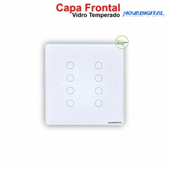 Capa Espelho Frontal Interruptor 4x4 de 8 Botões Novadigital Modelo 2023 - Will Store 