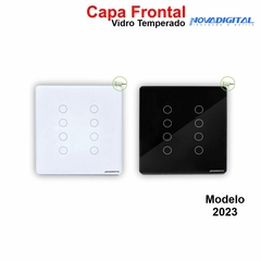 Capa Espelho Frontal Interruptor 4x4 de 8 Botões Novadigital Modelo 2023 - comprar online