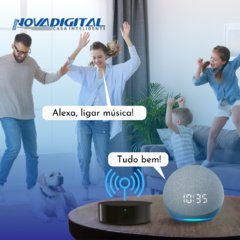 Controle Universal RM6PRO IR + RF433Mhz Novadigital Tuya na internet