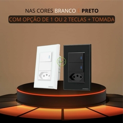 Imagem do Interruptor Zigbee 2 Botões Físicos E Tomada 20A Nova Digital Tuya Alexa Google