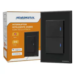 Interruptor Zigbee 4x2 2 Botões Físicos Nova Digital Tuya Alexa E Google - comprar online