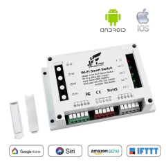Jwcom Smart Interruptor Wifi SA-4CH - Alexa Google e Siri - loja online
