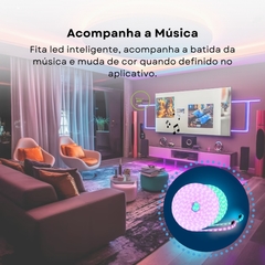 Kit Fita LED Wi-Fi + IR RGB Dual 10m Novadigital - Tuya