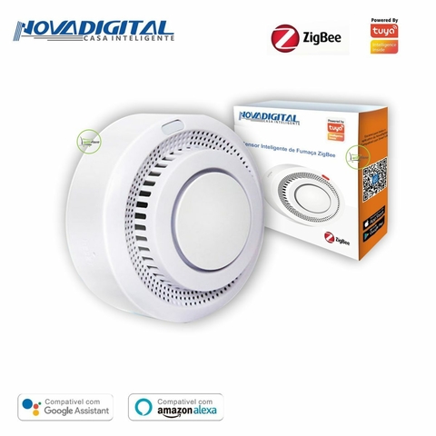 Sensor Inteligente de Fumaça ZigBee Novadigital Tuya
