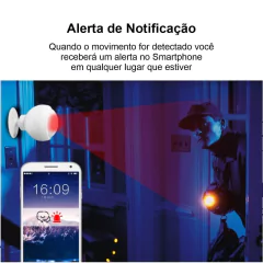 Sensor de Movimento Wi-Fi Nova Digital - Tuya - Will Store 