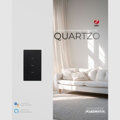 Tomada Dupla Zigbee 4x2 com USB e USB-C Quartzo Soft Touch Novadigital Tuya - Will Store 