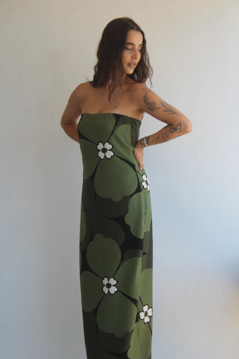 VESTIDO AMPLO FLOR BELA | FARM - comprar online