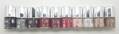2x ESMALTE GEL PARA UÑAS SHINE AND GO