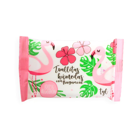 TOALLITAS HUMEDAS PERFUMADAS PARA MANOS - FLAMENCO - comprar online
