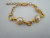 Pulseira corrente pérolas ouro - comprar online
