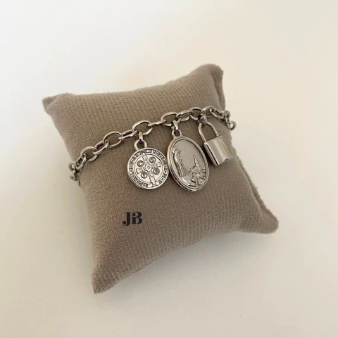 Imagem do Pulseira Cadeia Consagração Nossa Senhora de Fátima São Bento