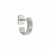 Brinco estrelas strass prata - comprar online