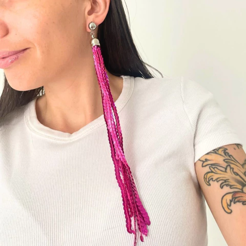 Brinco de Carnaval Colorido Paetê - Diversos Modelos - Acessórios com personalidade - Loja Joinha Bijoux