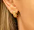 Brinco Estrelas Strass Dourado - Acessórios com personalidade - Loja Joinha Bijoux