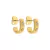 Brinco Estrelas Strass Dourado