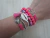 Kit Pulseiras Búzio Concha Mar Rosa Boho
