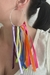 Brinco colorido fitas de cetim carnaval - loja online