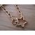 Colar choker corrente fecho mosquetão estrela ouro/prata - loja online