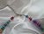 Colar choker borrachinha disco fimo colorida na internet