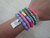 Kit de pulseiras olho grego coloridas