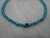 Colar choker cristal olho grego azul - comprar online