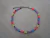 Colar choker borrachinha olho grego colorida