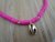 Colar choker borrachinha Búzio pink - comprar online