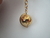 Chaveiro Globo Terrestre Dourado - Acessórios com personalidade - Loja Joinha Bijoux