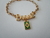 Pulseira Corrente Escrito e Bandeira Do Brasil - comprar online
