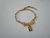 Pulseira Corrente Escrito e Bandeira Do Brasil - Acessórios com personalidade - Loja Joinha Bijoux