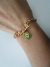 Pulseira Corrente Escrito e Bandeira Do Brasil - Acessórios com personalidade - Loja Joinha Bijoux