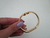 Bracelete medalha São Bento ouro - loja online