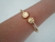 Bracelete medalha São Bento ouro