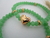 Conjunto de Pulseiras Coração Cristal Verde