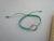 Pulseira macrame Hamsá/Mão de Fátima verde água
