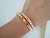 Conjunto de Pulseiras Cristal Nude - comprar online