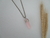 Colar pedra Quartzo Rosa