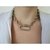 Conjunto choker/colar corrente fecho/chave - comprar online