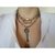 Conjunto choker/colar corrente fecho/chave