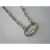 Colar choker corrente fecho mosquetão prata na internet